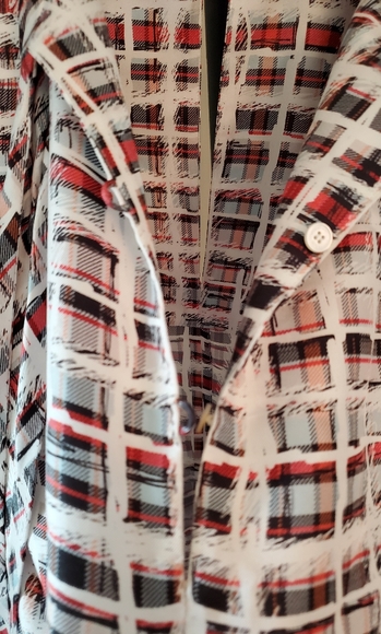 Burberry scribble check silk dress size 0 - Picture 6 of 15